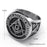 Master Mason Blue Lodge Masonic Silver Ring - Stainless Steel-rings-Masonic Makers