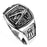 Master Mason Blue Lodge Masonic Silver Ring - Stainless Steel-rings-Masonic Makers