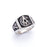 Master Mason Blue Lodge Masonic Silver Ring - Stainless Steel-rings-Masonic Makers