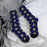 Master Mason Blue Lodge Masonic Socks - Blue with Emblem-Socks-Masonic Makers