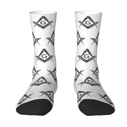 Master Mason Blue Lodge Masonic Socks - Various Color with Emblem-Socks-Masonic Makers