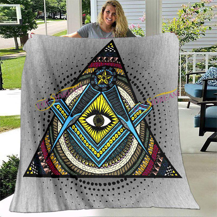 Master Mason Blue Lodge Masonic Sofa Blanket - Various Style-Blankets-Masonic Makers