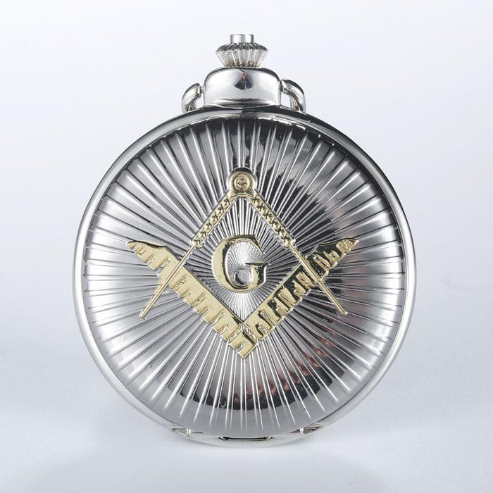 Master Mason Blue Lodge Masonic Vintage Quartz Pocket Watch-Pocket Watches-Masonic Makers