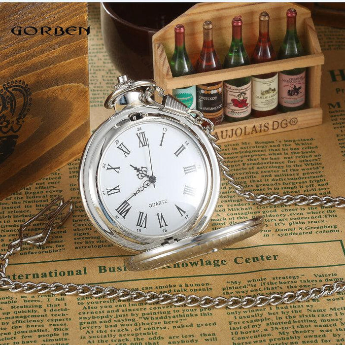 Master Mason Blue Lodge Masonic Vintage Quartz Pocket Watch-Pocket Watches-Masonic Makers