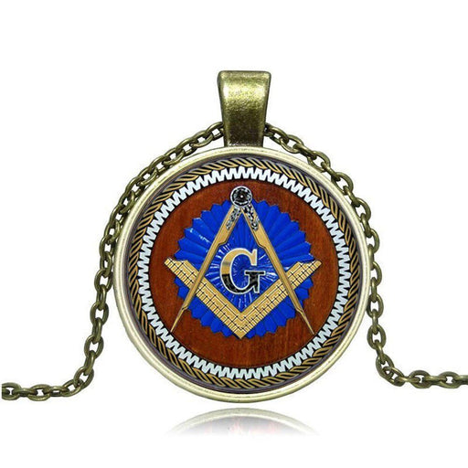 Master Mason Blue Lodge Masonic Vintage Quartz Pocket Watch-Pocket Watches-Masonic Makers