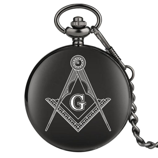 Master Mason Blue Lodge Masonic Vintage Quartz Pocket Watch- Multi style-Pocket Watches-Masonic Makers