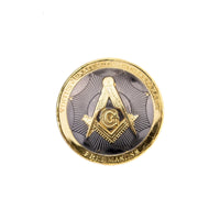 Master Mason Blue Lodge Masonic Walking Cane - Gold Color-Walking Canes-Masonic Makers
