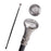 Master Mason Blue Lodge Masonic Walking Cane - Silver Color-Walking Canes-Masonic Makers