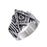 Master Mason Blue Lodge Silver Masonic Ring - Stainless Steel-rings-Masonic Makers