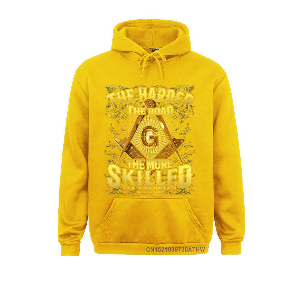 Master Mason Blue Lodge Unisex Masonic Hoodie - Yellow-Hoodies-Masonic Makers