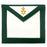 Member Allied Masonic Degrees Masonic Apron - Green Velvet-Aprons-Masonic Makers