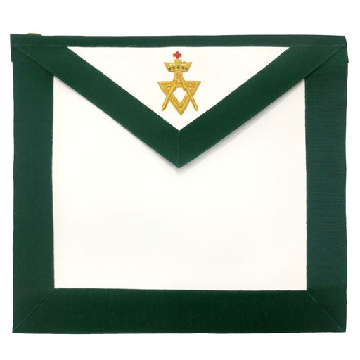 Member Allied Masonic Degrees Masonic Apron - Green Velvet-Aprons-Masonic Makers