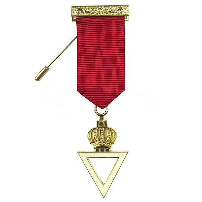 Members Royal & Select Masters English Masonic Breast Jewel - Gold Plated-Breast Jewels-Masonic Makers