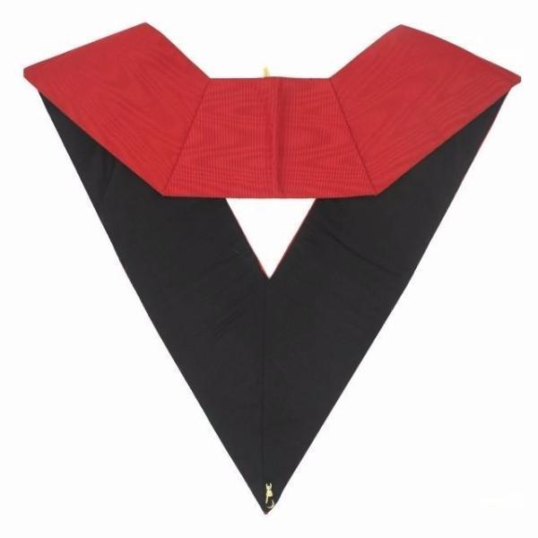 Musician 18th Degree Scottish Rite Masonic Collar - Red Moire-Collars-Masonic Makers