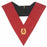 Musician 18th Degree Scottish Rite Masonic Collar - Red Moire-Collars-Masonic Makers