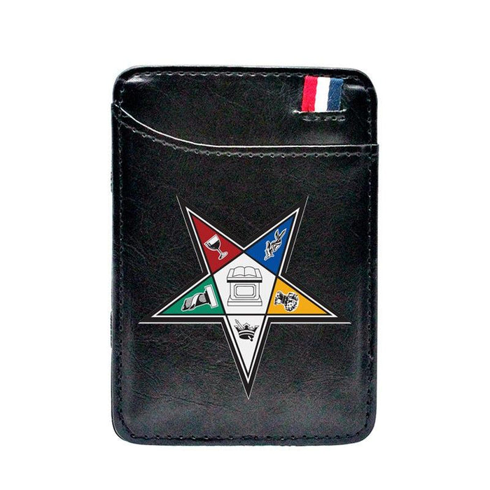 OES Leather Masonic Wallet - Freemason wallets-wallets-Masonic Makers