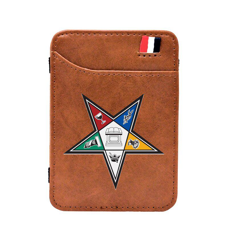 OES Leather Masonic Wallet - Freemason wallets-wallets-Masonic Makers