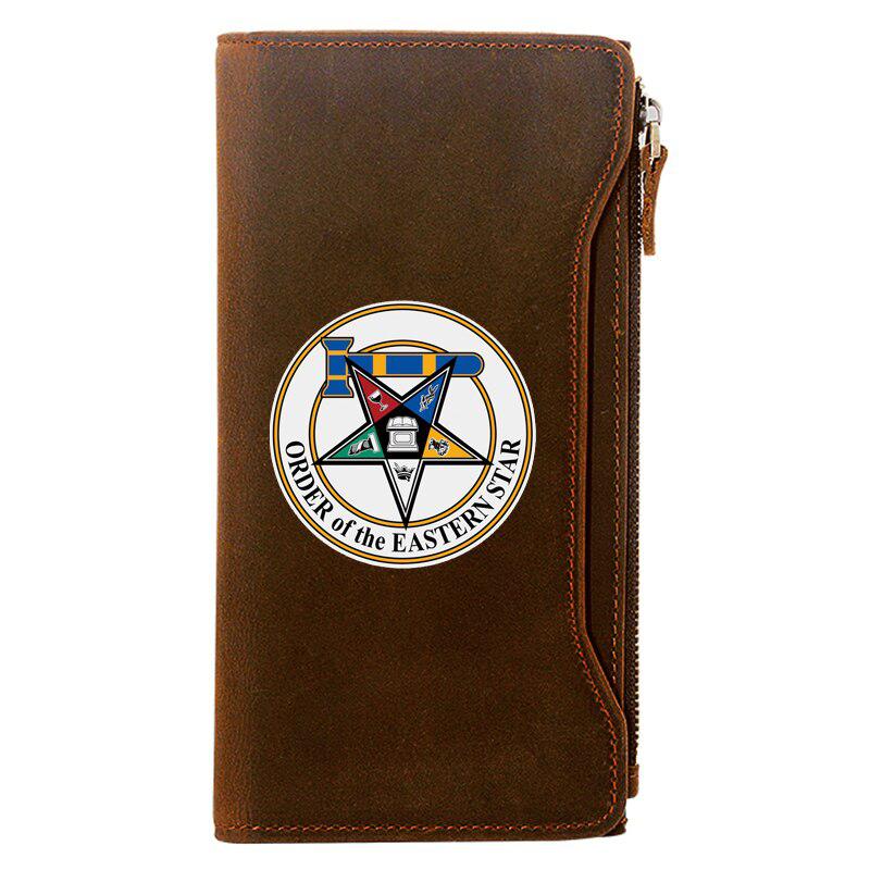 OES Leather Masonic Wallet - Freemason wallets-wallets-Masonic Makers