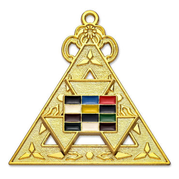 Past High Priest Royal Arch Masonic Collar Jewel - Gold-Collar Jewels-Masonic Makers