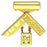 Past Master Craft English Regulation Masonic Breast Jewel - Euclid’s 47th Problem-Breast Jewels-Masonic Makers