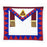 Principal English Royal Arch Masonic Apron - Red & Blue-Aprons-Masonic Makers