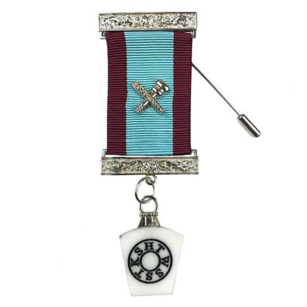 Provincial Mark English Masonic Breast Jewel - Silver Plated-Breast Jewels-Masonic Makers