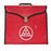 Royal Arch Chapter Masonic Apron Case - Red Leather-Apron Cases-Masonic Makers