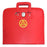 Royal Arch Chapter Red Triple Masonic Leather Apron Case-Apron Cases-Masonic Makers