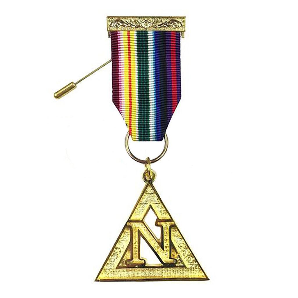 Royal Ark Mariner AMD Masonic Breast Jewel - Gold Plated-Breast Jewels-Masonic Makers