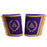 Royal & Select Masters English Regulation Masonic Cuff - Purple Velvet With Fringe-Cuffs-Masonic Makers