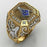 Master Mason Blue Lodge Unique Masonic Ring - Rhinestone