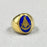 Past Master Blue Lodge Masonic Ring for Men - Stainless Steel