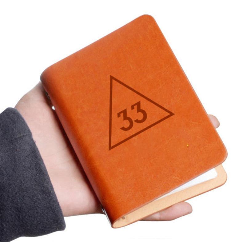 Scottish Rite 33 Degree Masonic Leather Notebook-Notebooks-Masonic Makers