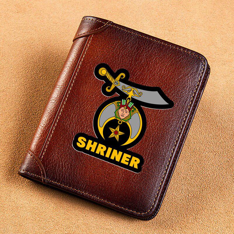 Shriners Leather Masonic Wallet - Freemason wallets-wallets-Masonic Makers