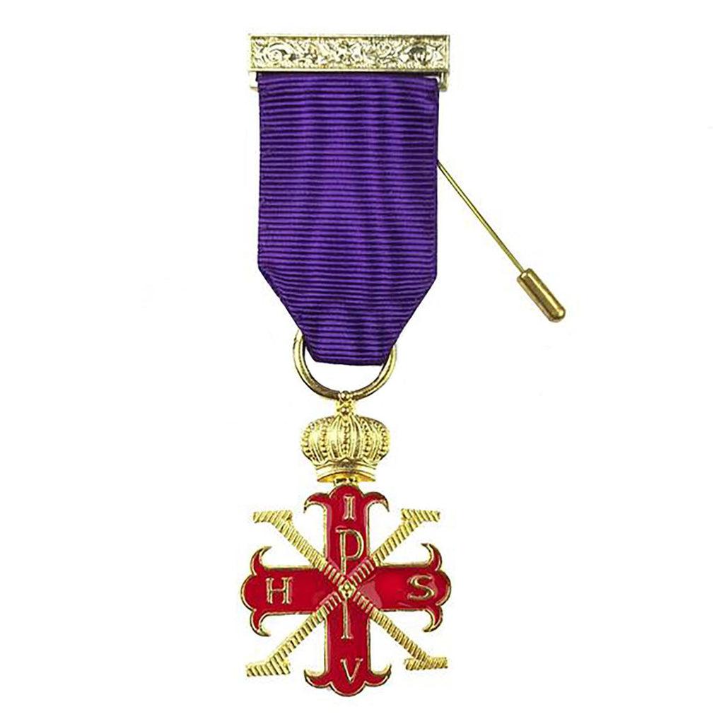Sovereign Red Cross of Constantine Masonic Breast Jewel - Indigo-Breast Jewels-Masonic Makers