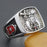 Shriners Blue Lodge Silver Masonic Ring - High Quality Crafted