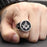 Master Mason Blue Lodge Freemason Silver Ring - High Quality Crafted