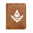 Widow Sons Leather Masonic Wallet - Freemason wallets-wallets-Masonic Makers