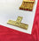 Worshipful Master Scottish Rite Masonic Apron - White & Red Moire-Aprons-Masonic Makers