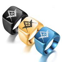 Blue Lodge Masonic Rings for Men - Multicolour-rings-Masonic Makers