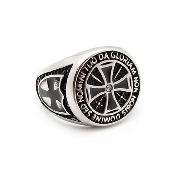 Knights of Templar Unique Masonic Ring - Stainless Steel-rings-Masonic Makers