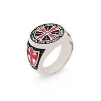 Knights of Templar Unique Masonic Ring - Stainless Steel-rings-Masonic Makers