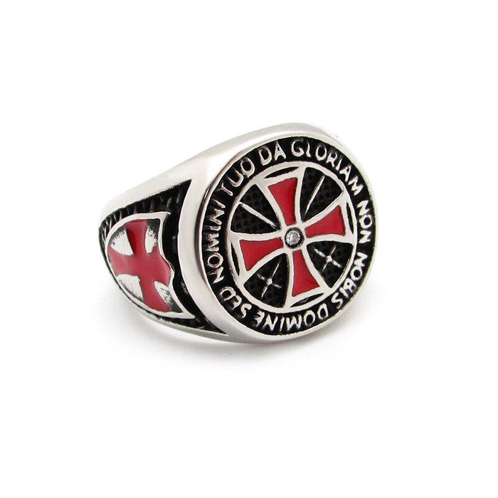 Knights of Templar Unique Masonic Ring - Stainless Steel-rings-Masonic Makers