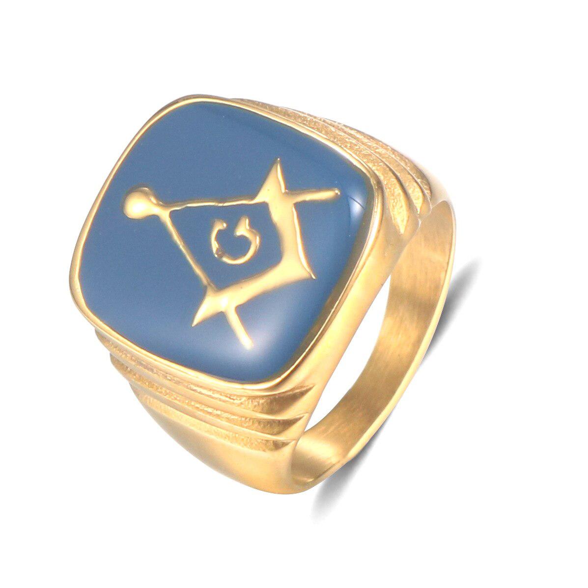 Master Mason Antique Red Masonic Ring - Masonic Jewelry-rings-Masonic Makers