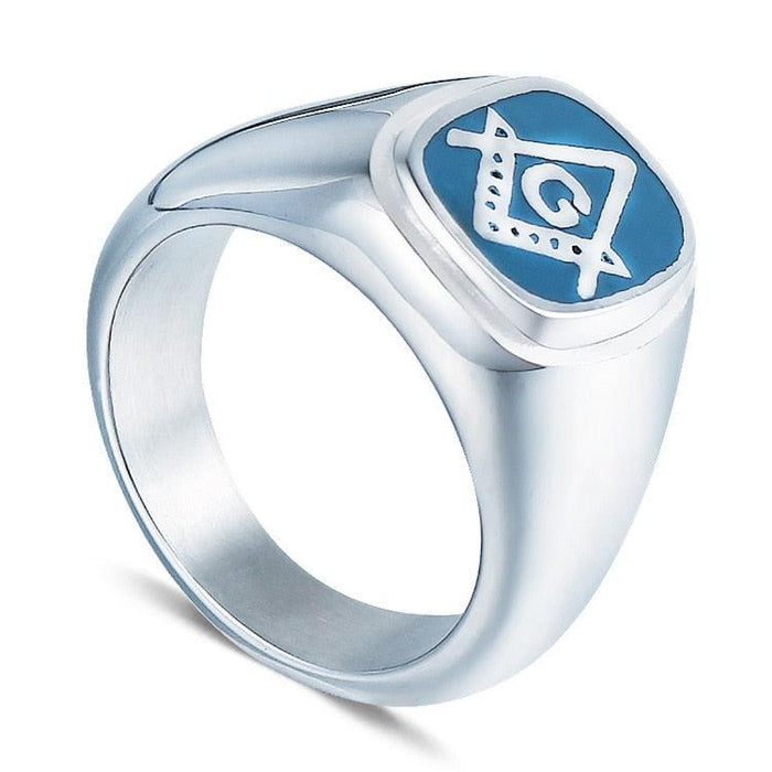 Master Mason Blue Lodge Unique Masonic Ring - Masonic Jewelry-rings-Masonic Makers