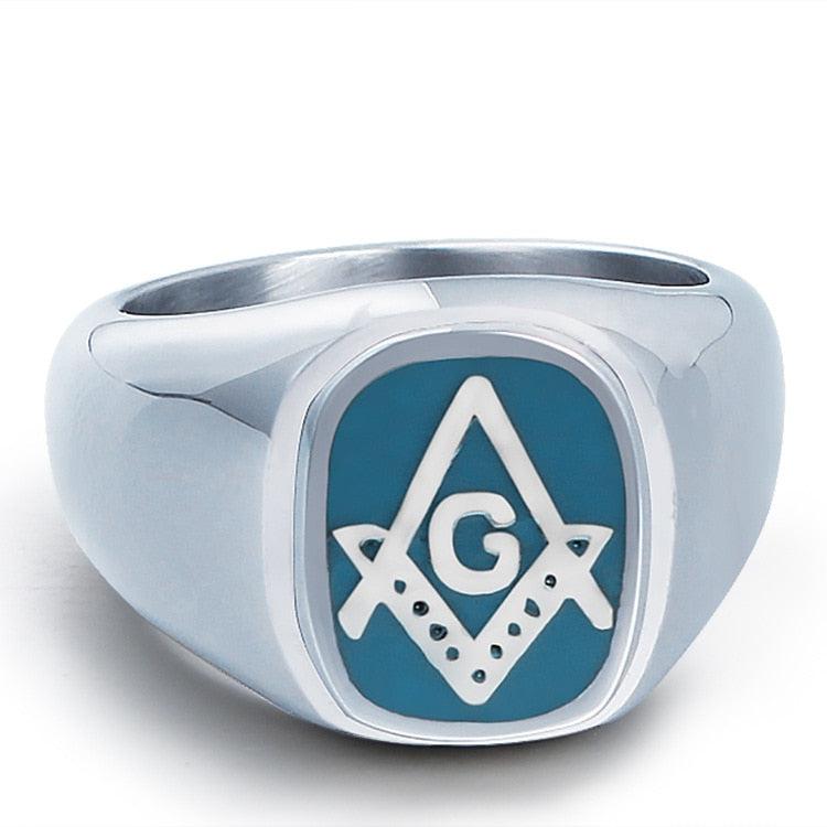 Master Mason Blue Lodge Unique Masonic Ring - Masonic Jewelry-rings-Masonic Makers