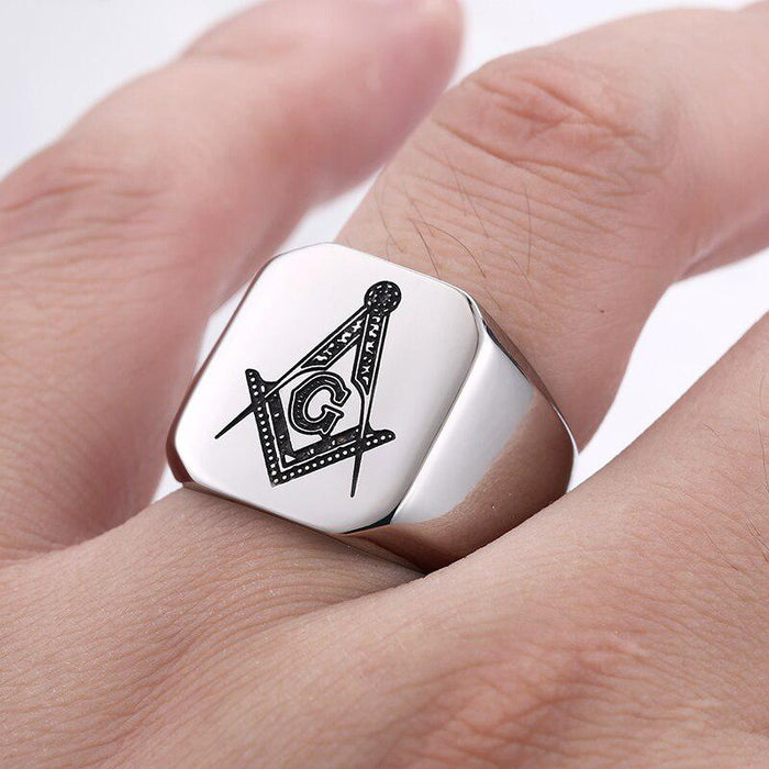 Master Mason Blue Lodge Unique Masonic Ring - Masonic Jewelry-rings-Masonic Makers