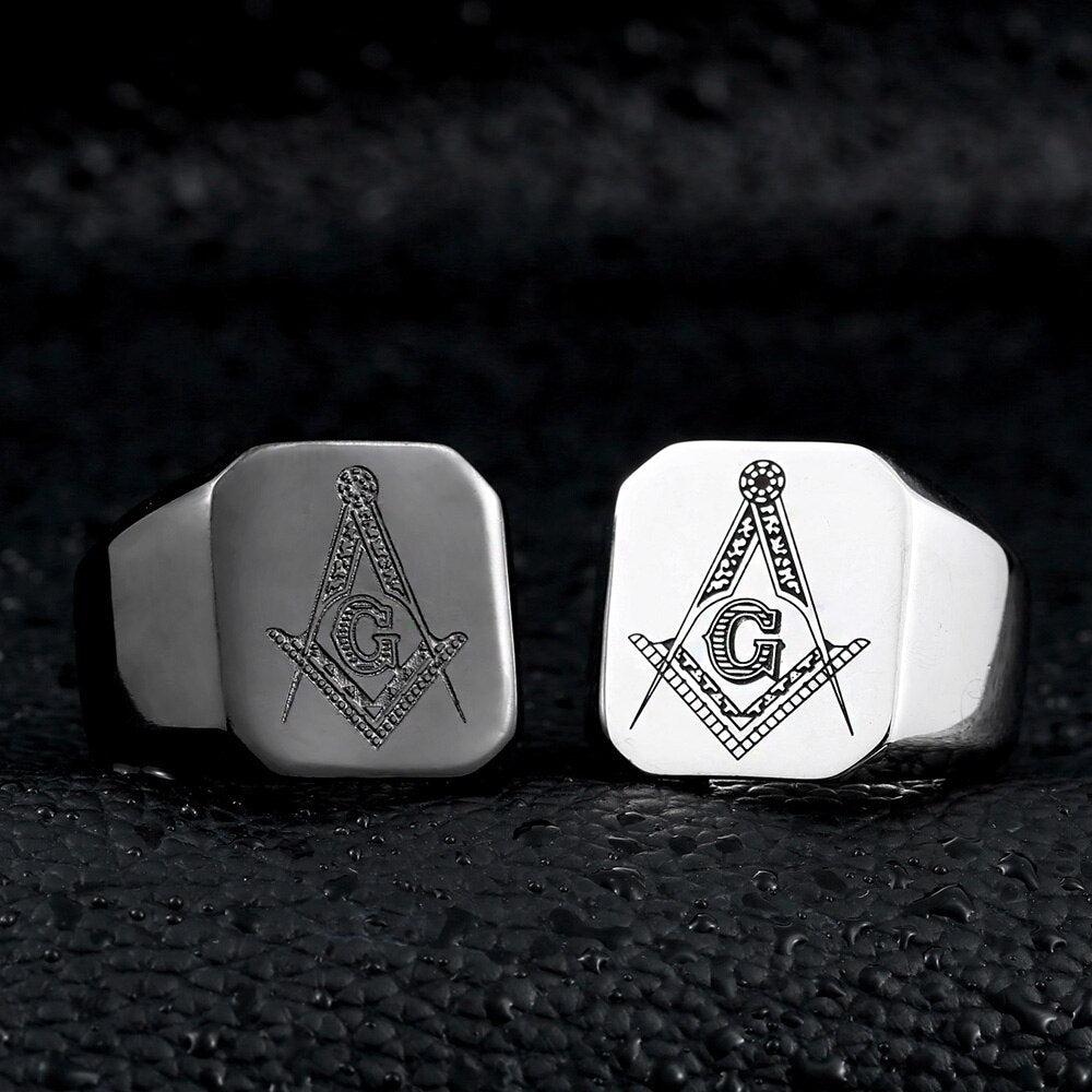 Master Mason Blue Lodge Unique Masonic Ring - Masonic Jewelry-rings-Masonic Makers