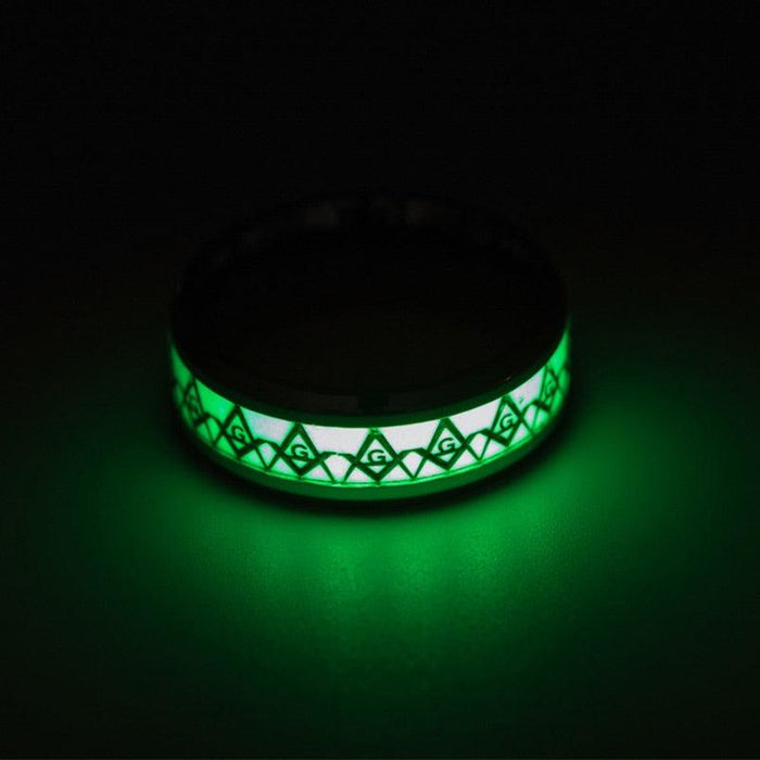 Master Mason Glowing Masonic Ring - Masonic Jewelry-rings-Masonic Makers