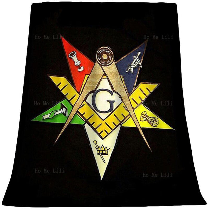 Order Of Eastern Star Masonic Sofa Blanket - Various Style-Blankets-Masonic Makers